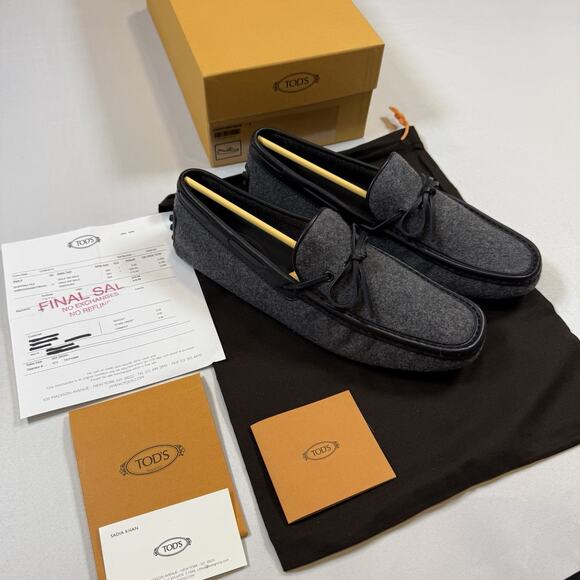 Tod’s GOMMINO WOOL DRIVING Loafer Size 8UK/9.5US New W/ Box & Receipt MSRP $595 main image 6